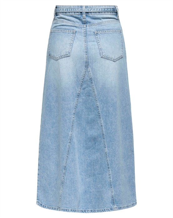 Sophia Belt Maxi Denim Nederdel